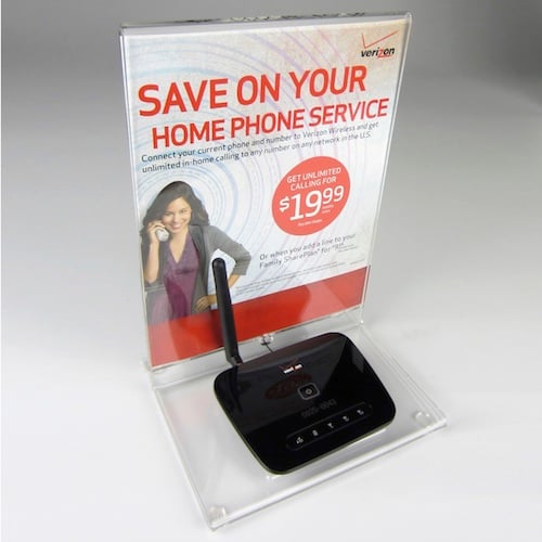 AHPPP060T Phone Connect Device 031412 Custom Acrylic Countertop Display