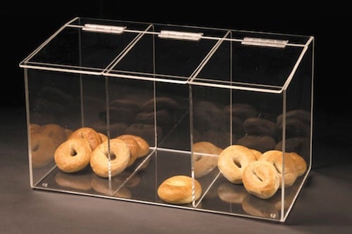 Acrylic Bagel Bin