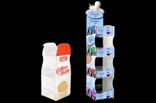 International Delight Carnation Acrylic Creamer Towers