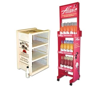 Malibu and Alize Display Racks 352x293
