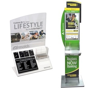 Westone and Western Union Regions Bank Specialty Displays 352x293