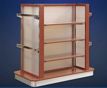 Clothing Millwork Floor Merchandiser GS7R