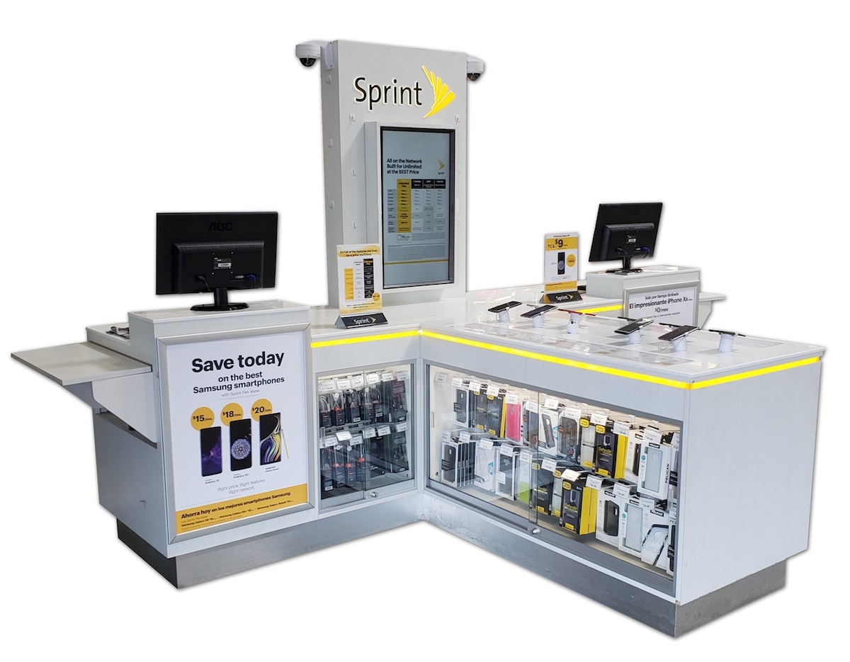 Sprint Best Buy store within a store kiosk