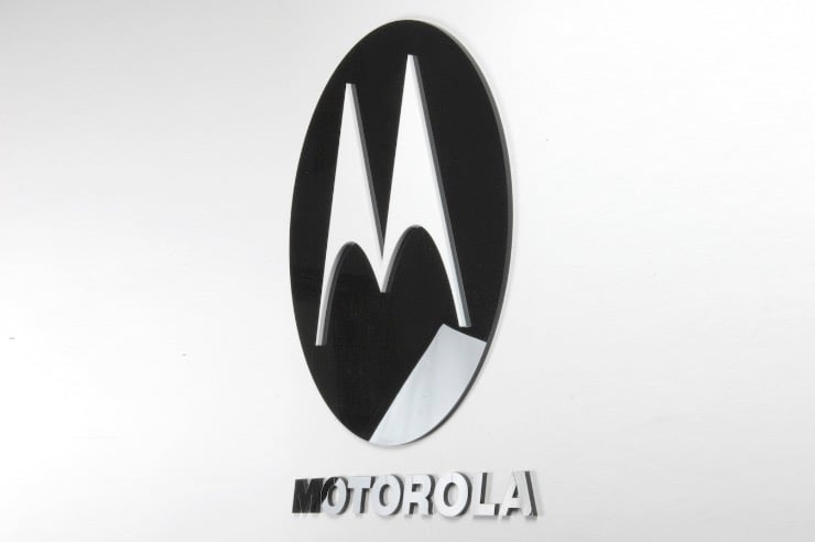 Motorola 3D Acrylic Wall Sign Plaque 740x492