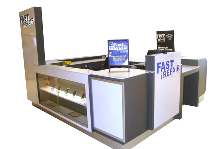 Fast iRepair 740x492 Electronics Mall Kiosk