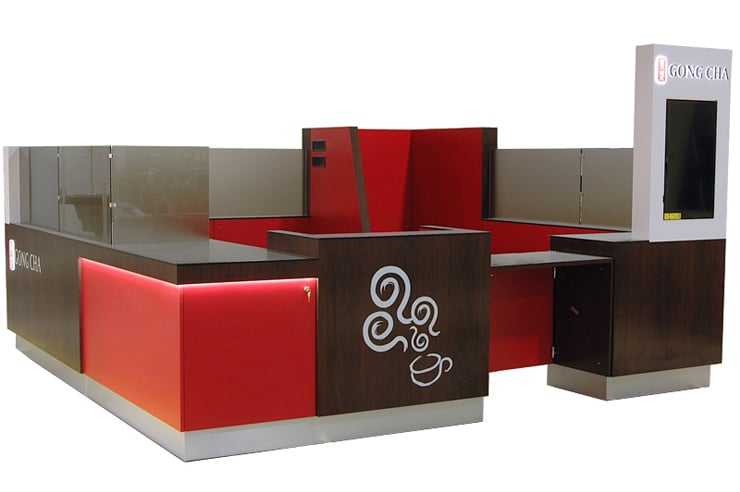 Food GongCha 740x492 Bubble Tea Island Style Mall Kiosk