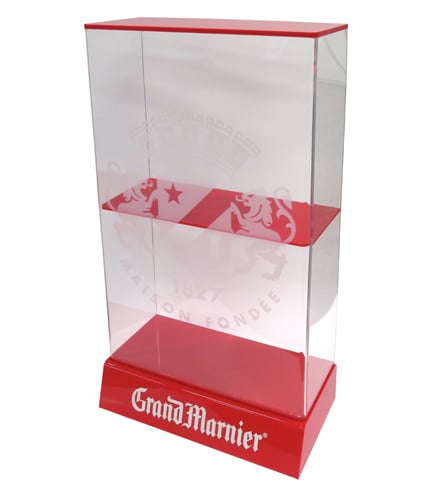 Grand Marnier Bottle Glorifier Acrylic Stand Countertop Display Case 492