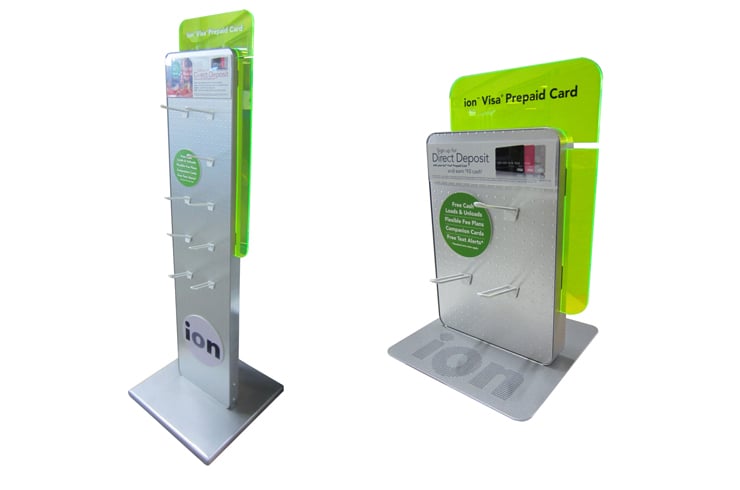 ION Prepaid Visa Card Countertop Display 740x490