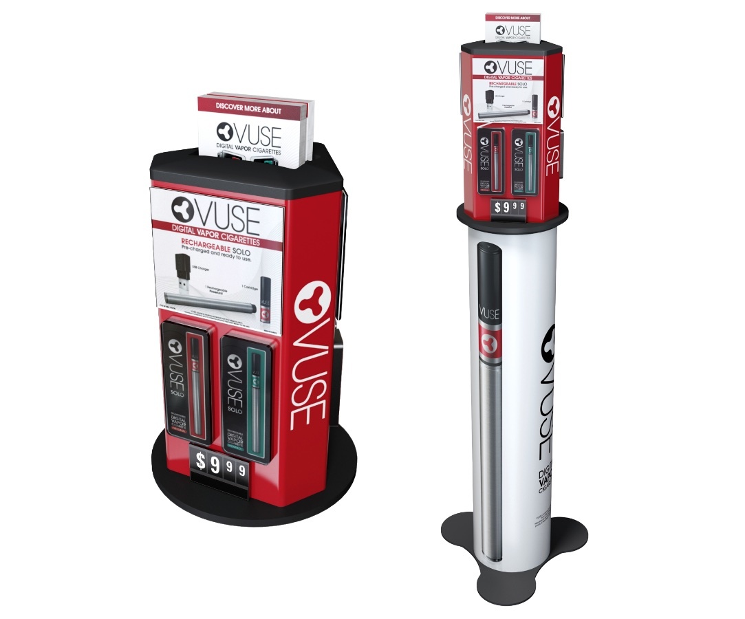 RJR Vuse Freestanding Vapor Cigarette Displays 1200x900